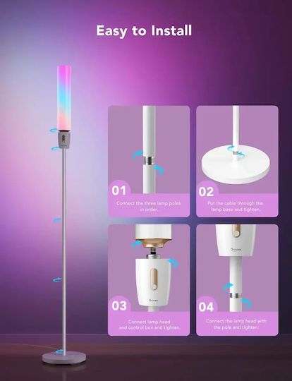 Govee Lampadar LED 174,6x26,2 cm 1500 lm Multicolor