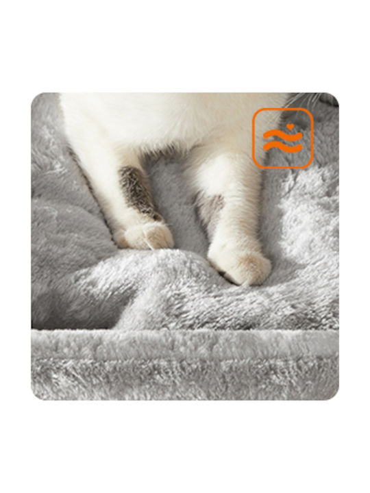 Feandrea Cat Scratching Post Cat Tree Grey 54x49x169 cm