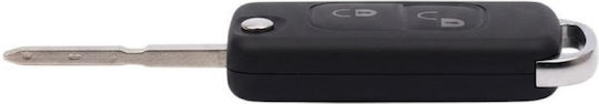 Replacement Foldable Mercedes-Benz Key Shell with 2 Buttons and HU64 Blade