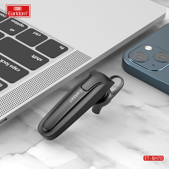 ET-BH70 Earbud Bluetooth Handsfree Ακουστικό Μαύρο