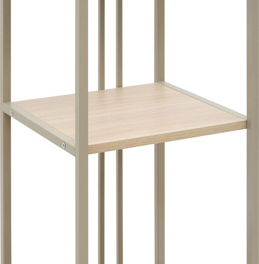 Βιβλιοθήκη Duna Μπεζ 35x35x176εκ.
