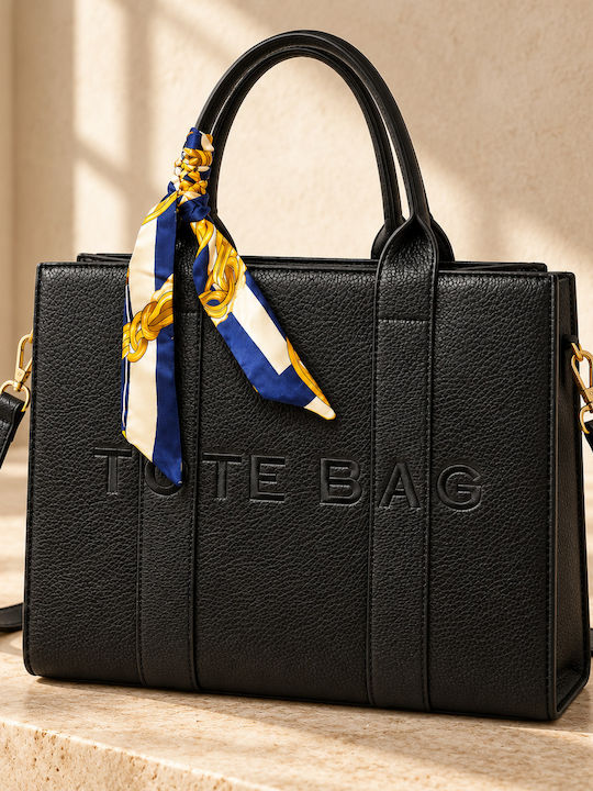 Γυναικεία Tote Τσάντα Μαύρη