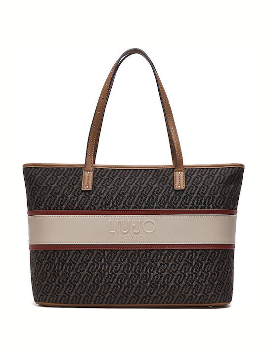 Logo Women's Shopper Bag Brown