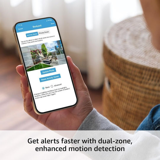 Blink Wireless Doorbell with Camera Wi-Fi Compatible with Alexa Black