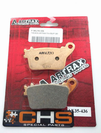 Artrax Motorcycle Brake Pads Set
