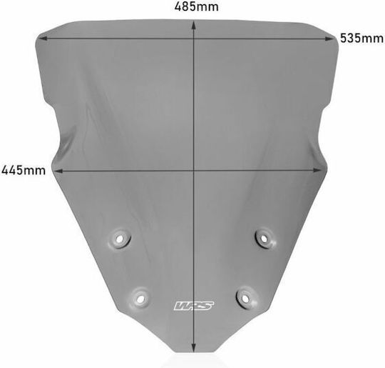 WRS Getöntes Visier Motorrad für Ducati GT 1000 SU006F