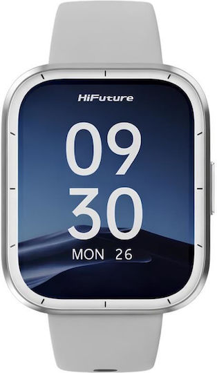 Zone3 Aluminium 47mm Smartwatch με Παλμογράφο (Ασημί)