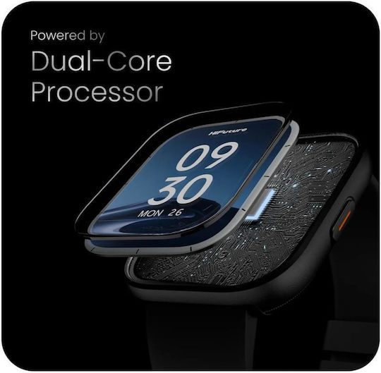 Zone3 Aluminium 47mm Smartwatch με Παλμογράφο (Ασημί)