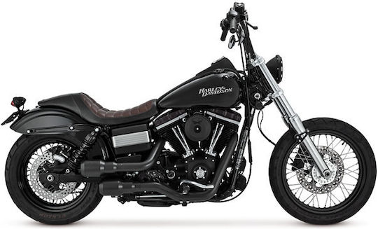 Vance & Hines Motorrad-Auspuffanlage Harley Davidson Dyna '06-'17 Schwarz