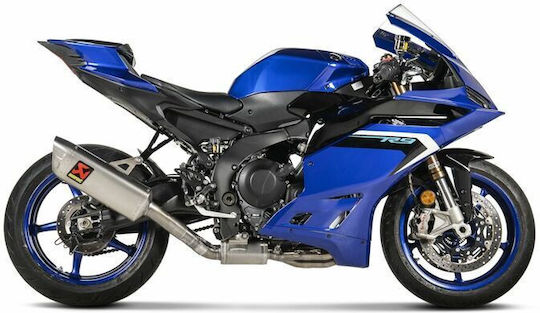Akrapovic Verbindungsrohr Stahl Nicht ECE Zugelassen Rennsport L-y9r1/td Silber