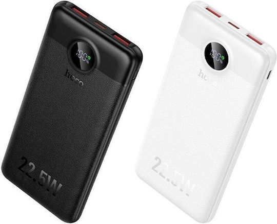 Hoco J172 Baterie Externă 10000mAh 22.5W cu 2 Porturi USB-A și Port USB-C Power Delivery / Quick Charge Alb
