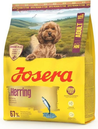 0.9kg Dry Food for Adult Dogs of Small Breeds with Herring