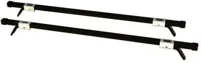 Hermes Μπάρες Οροφής Μεταλλικές 110εκ. για Fiat Ducato 4D 1995-2006 (Σετ με πόδια) Μαύρες