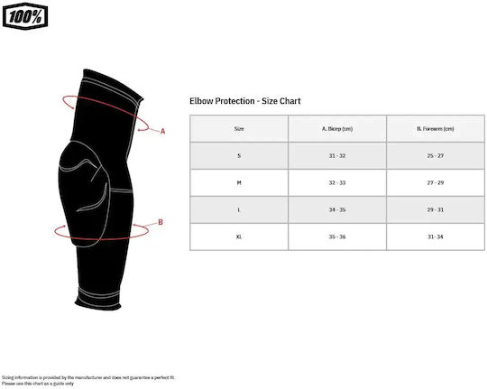 Motocross Riding Protection Elbow Pads Red Color