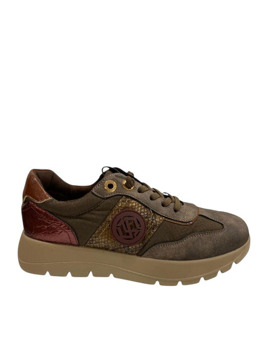 Anatomische Damen-Sneakers Braun