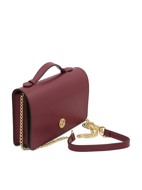 Opera Silver Leather Women's Clutch