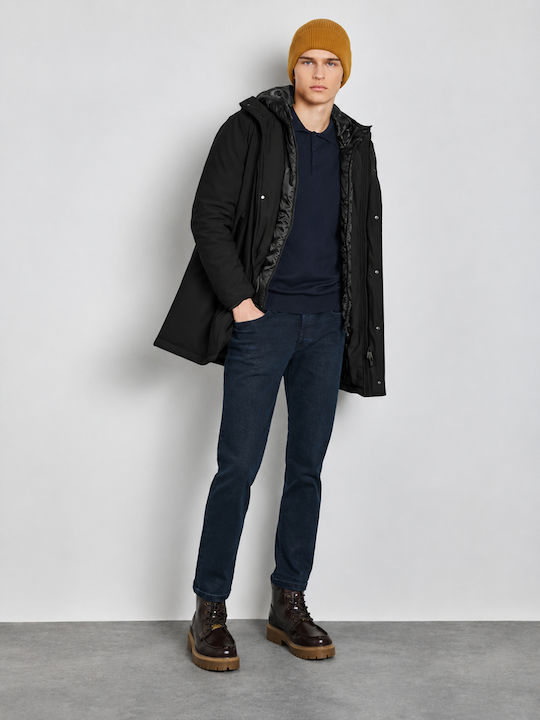 Winterjacke Parka Schwarz