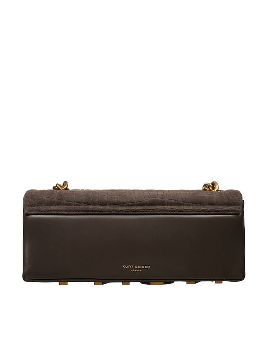 Kensington Women's Flap Bag Suede Brown Multi