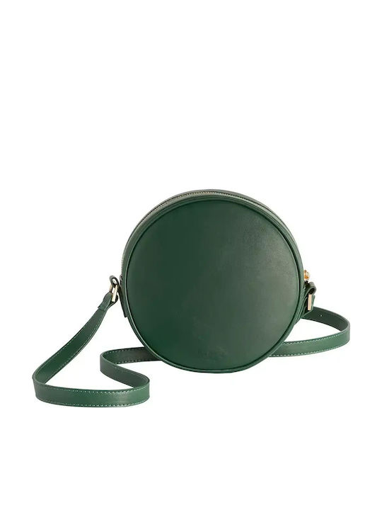 Leather Women's Crossbody Bag Fawn Green