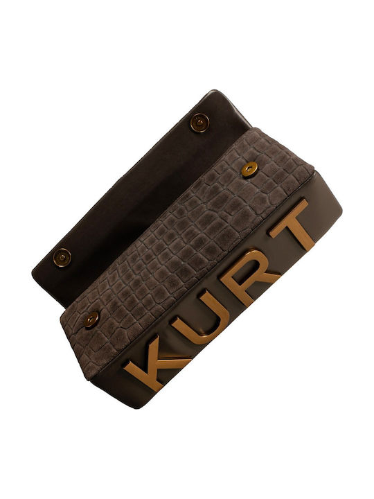 Kensington Women's Flap Bag Suede Brown Multi