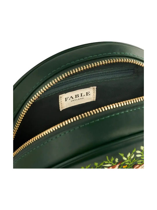 Leather Women's Crossbody Bag Fawn Green