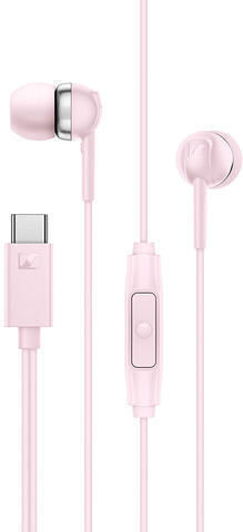 Cx-80u In-ear Handsfree Earphones with USB-C Connector Pink