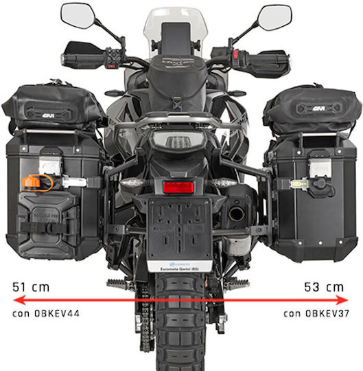 Suporturi Laterale pentru Genți Givi Plo9227cam Cfmoto 800mt-x '25 1000 Mt-x '26