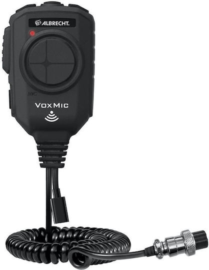 Albrecht Vox V2 CB Radio Microphone 4-Pin Built-In Battery Hands-Free Operation