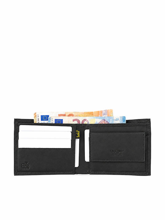 Δερμάτινο Ανδρικό Πορτοφόλι με RFID Μαύρο