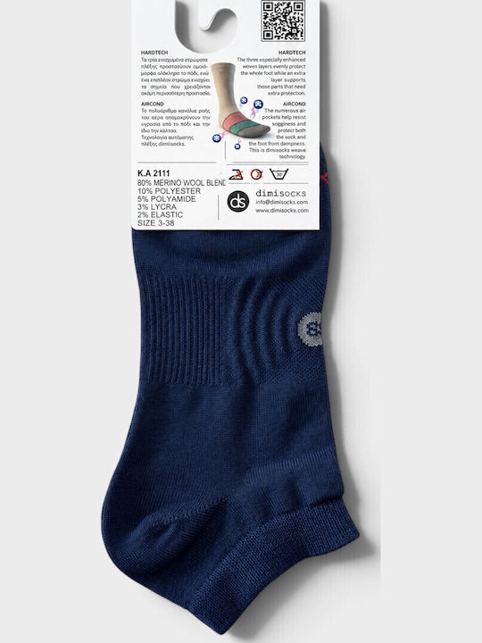 Dimisocks Thermosocken für Herren Blau