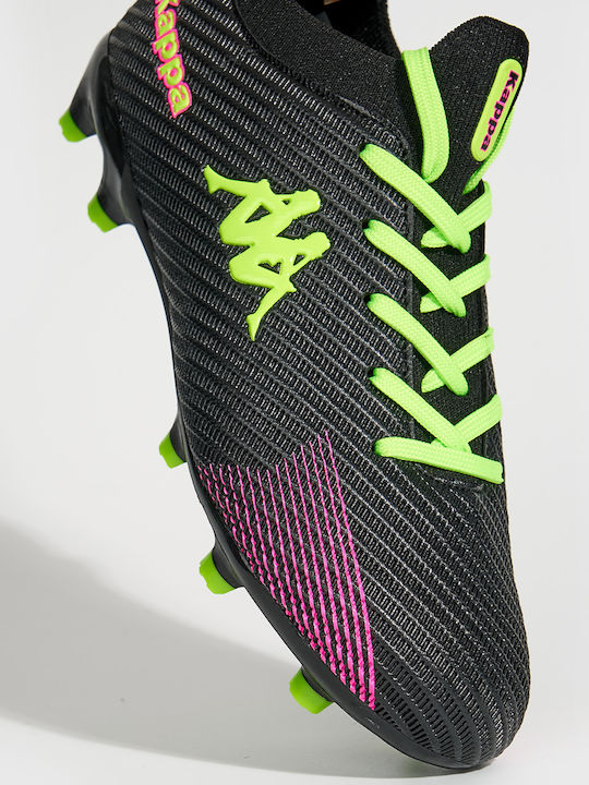 FG 3356560003-Black Kids Soccer Cleats with Molded Black Cleats