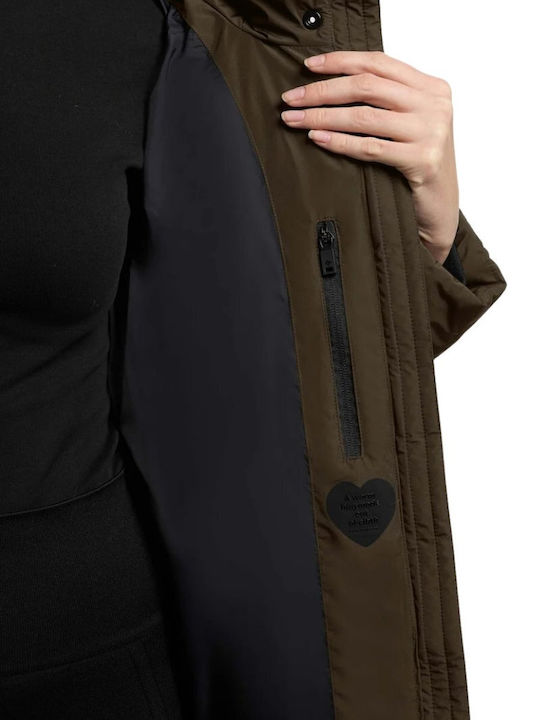 Damen-Winterjacke Grün