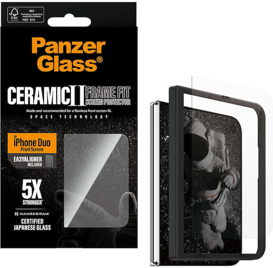 Panzerglass® Ceramic Front Screen Protector Iphone Duo | Frame Fit W. Easyaligner