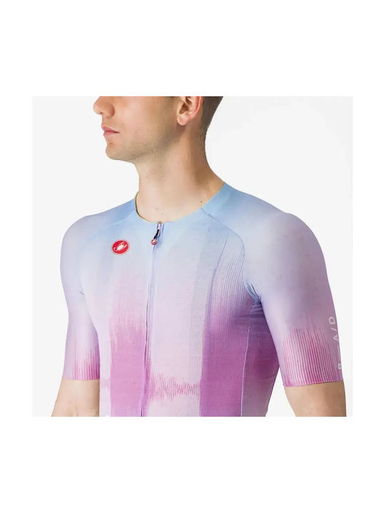 Castelli Herren-Kurzarm-Fahrradtrikot Mehrfarbig