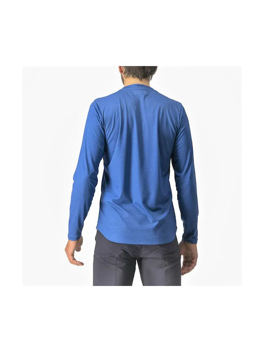 Castelli Ανδρική Μακρυμάνικη Μπλούζα Mountain Bike Μπλε