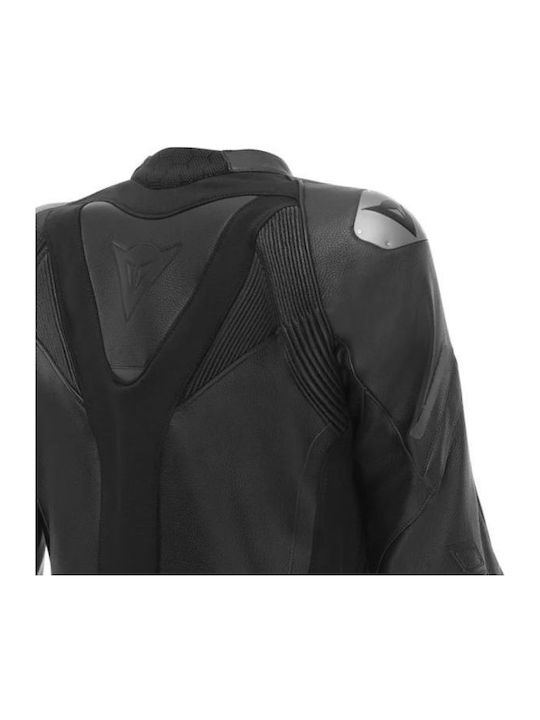 Avro 6 Winter Men's Leather Riding Jacket Black/Black/Black