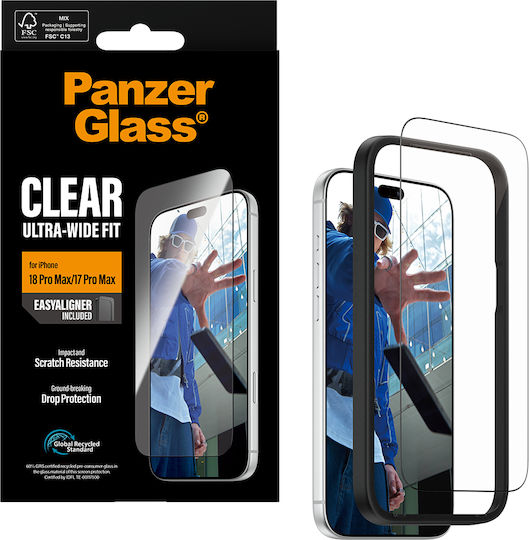 Panzerglass Screen Protector Apple Iphone 18 Pro Max 17 Pro Max Ultra-wide Fit W Easyaligner