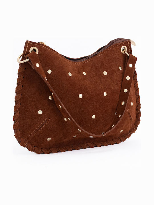 Leather Women's Shoulder Bag Black