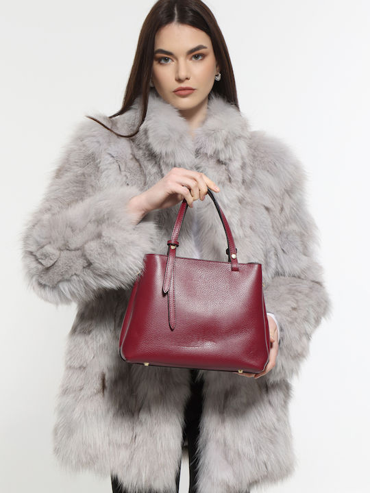 Brown Chocolate Leather Women's Tote Bag