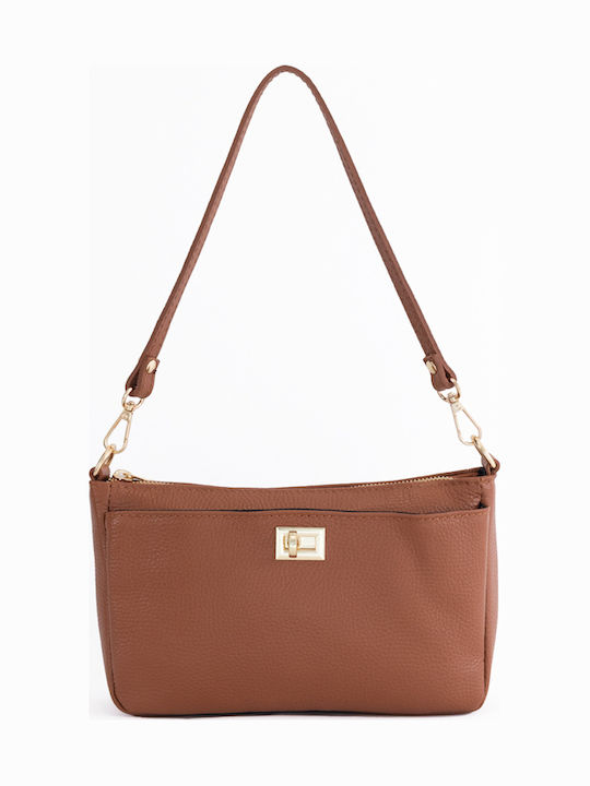 Black Leather Women's Shoulder Bag