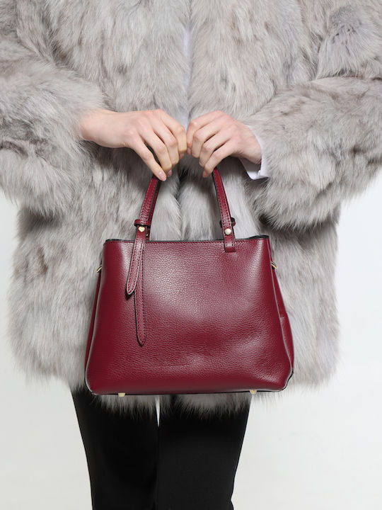 Brown Chocolate Leather Women's Tote Bag