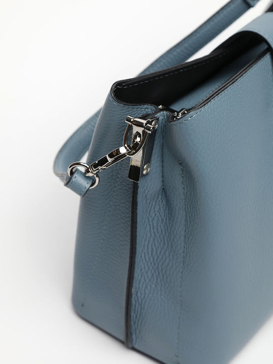 Leather Women's Flap Bag Black