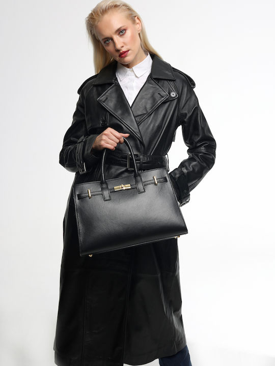 Burgundy Leather Women's Tote Bag