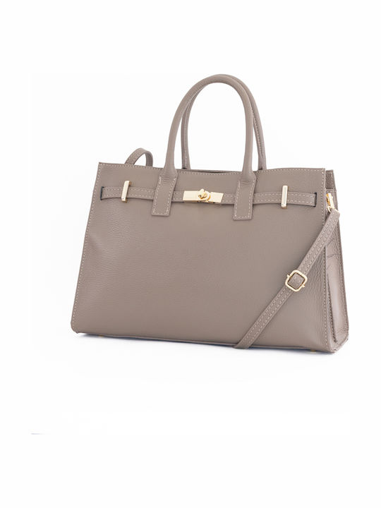 Burgundy Leather Women's Tote Bag
