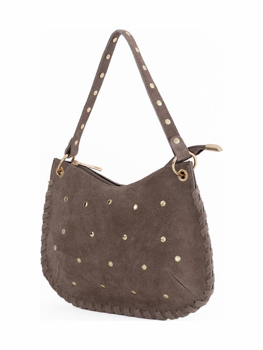 Leather Women's Shoulder Bag Black