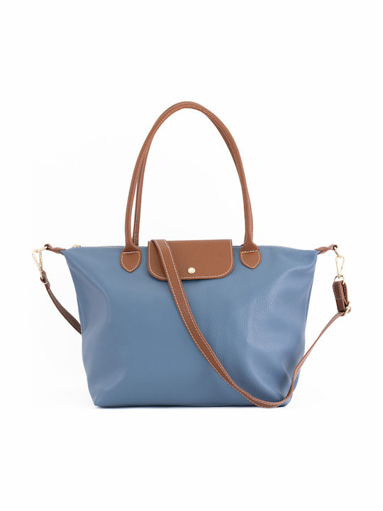 Leather Women's Tote Bag Olive