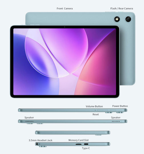 P35 10,1-Zoll-Tablet (3 GB/32 GB) Blau