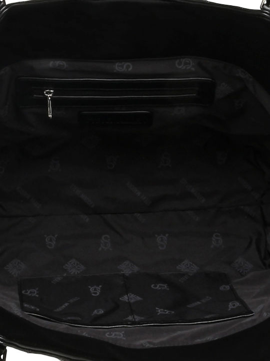 Women's Black Shopper Bag