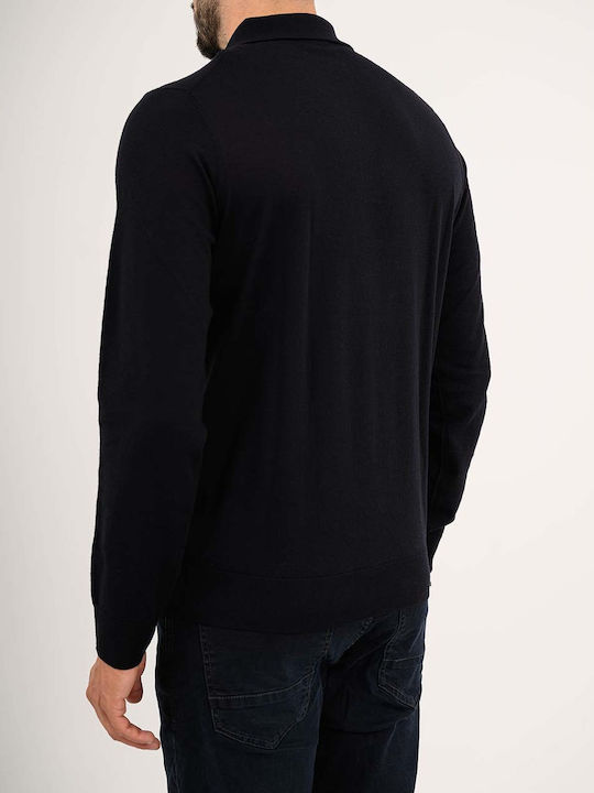 Polo Πουλόβερ Μακρυμάνικο Navyblue
