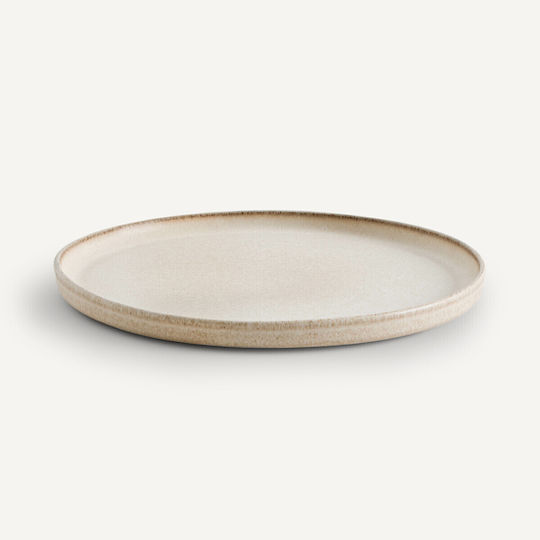 Am.Pm Κεραμική Εταζέρα Μπεζ Ø26xY17cm Π38.5xΜ38.5xΥ17cm